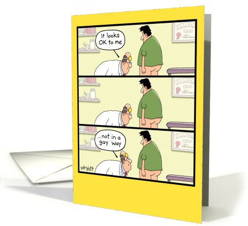 Gay Way Humor card (994607)