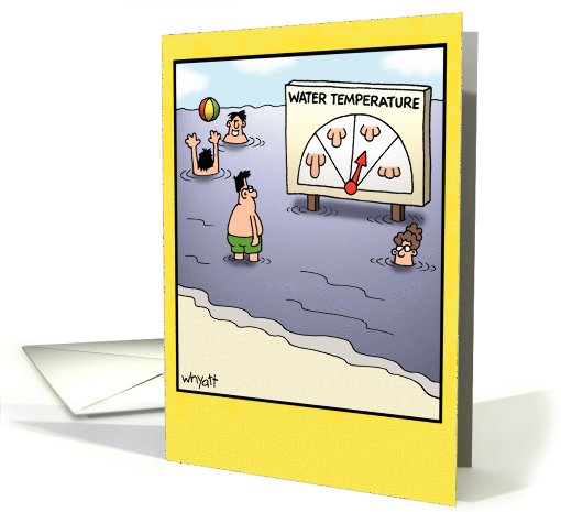 Water Temp Humor card (994903)