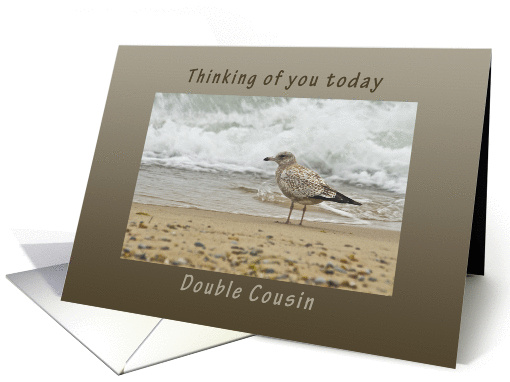 Thinking of You Today, Double Cousin, Seagull card (1186268)