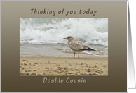 Thinking of You Today, Double Cousin, Seagull card