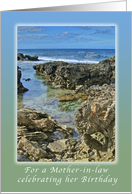 For a Mother-in-Law Celebrating Her Birthday Hawaiian Coastline card