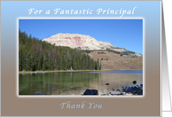 A Thank You to a Fantastic Principal, Montana landscape card
