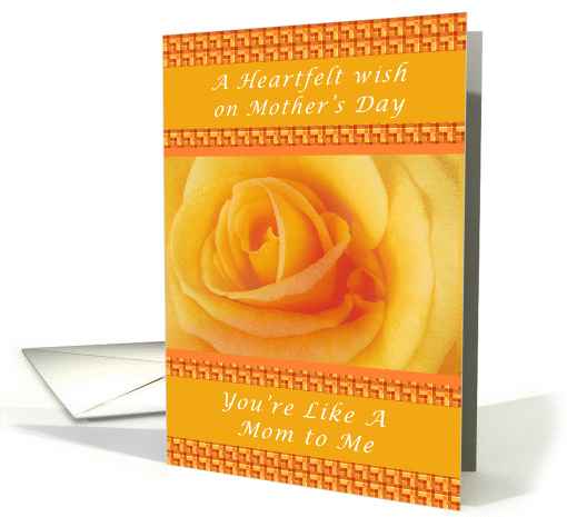 Yellow Rose Gingham, Heartfelt Mother's Day Wish You're... (1215438)