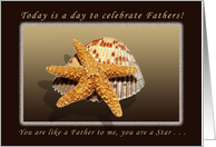 Happy Father’s Day You are Like a Father to Me, You are a Star card