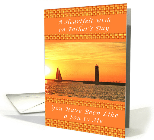 Happy Father's Day You Have Been Like A Son, Sunset with... (1285454)