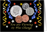Happy 67th Birthday, Coins card