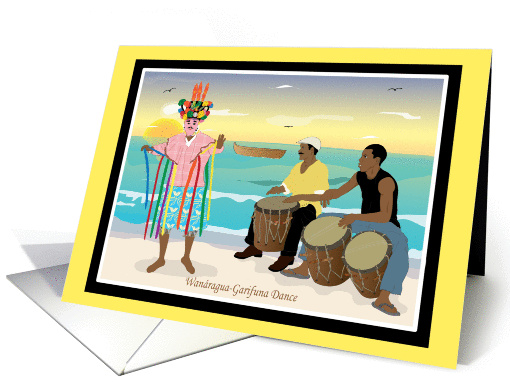 Wanaragua-Garifuna Dance card (1041009)