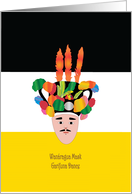 Wanaragua mask-Garifuna Dance Card