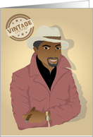 Father’s Day - Certified Vintage African American man card