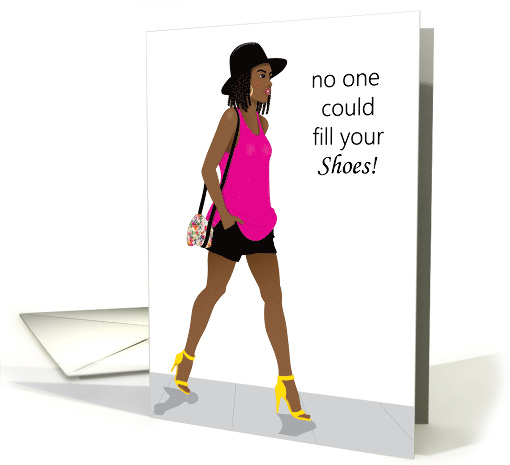 Birthday for her - Gorgeous and stylish black woman with braids card