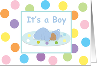 It’s a Boy Card - It’s a new baby boy Card