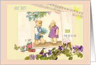 teddy bears valentine, personalize scrapbook layout card