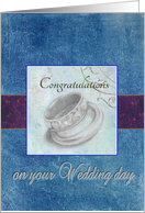 Wedding Congratulations for Son Wedding Rings card