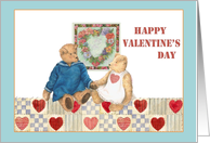 for Daughter Cuddly Teddy Bear Valentine card