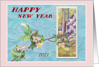 2024 Chinese New Year Cherry Blossom card