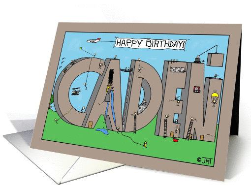 Caden Birthday card (1412736)
