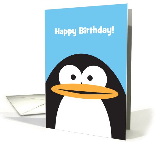 Penguin Birthday card (970035)