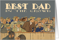 Father’s Day Card - Vintage Baseball Game card