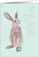 Bunny Rabbit, Honey Bunny - Happy Easter Birthday card