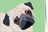 Sad Pug - I’m Sorry You’ve Been Sick, Please Get Better Soon card