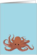 Octopus Love Card, I wish I Had Eight Arms to Wrap Around You card