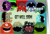 Cute Monster - Get Well/ Get Better Soon From Group, All of Us card