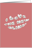 Congratulations on Getting Braces Glitter-Effect Card