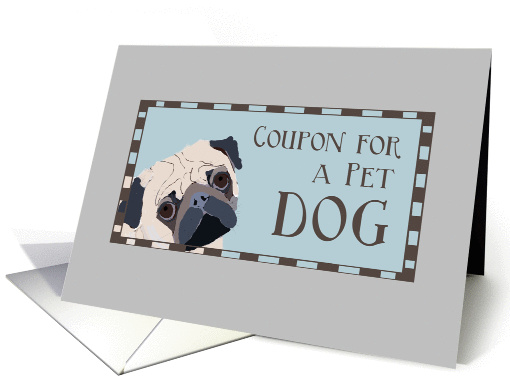 Birthday Coupon for a Pet Dog, Happy Birthday card (1294226)