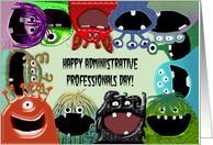 Administrative Professionals Day Greeting Card from Monsters Group card