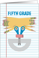 Fifth Grade Teacher, Happy Face for Teacher Appreciation Day card