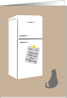 Birthday on National Clean Out Your Refrigerator Day, November 15th card