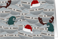 Here are Some Clams for Christmas, Money Enclosed card
