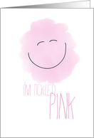 Congratulations on your New Baby Girl, I’m Tickled Pink card