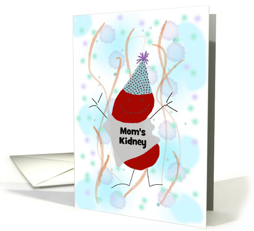 Kidney Transplant Anniversary, Custom Relation card (1412624)