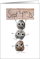 Anniversary on Pet Rock Day, September 4th card