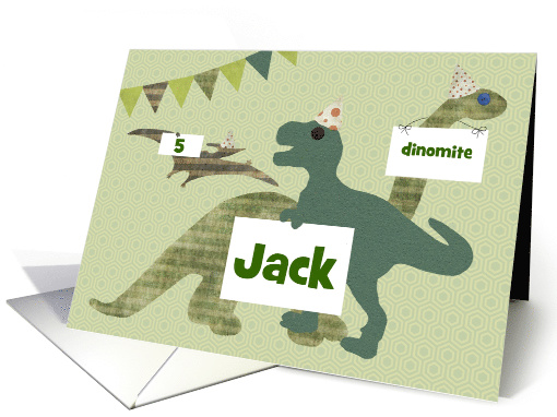 Custom Dinosaur Birthday card (1436598)