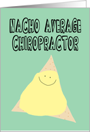 Humorous Birthday for a Chiropractor card