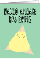 Thank You to a Bus Driver card