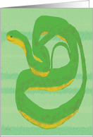 Sympathy for Loss of Pet Snake card