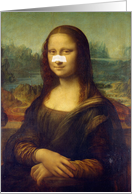 Congratulations on Successful Cosmetic Surgery Featuring Mona Lisa card