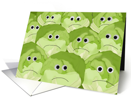 Funny Apology Card from Group Lettuce Pun card (1466122)