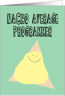 Humorous Birthday for a Programmer card