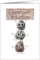 Thank You to Classroom Volunteer, You Rock card