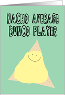 Humorous Birthday for a Bunco Player card