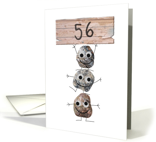 56 Year Wedding Anniversary card (1494580)