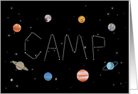 Away at Summer Camp card