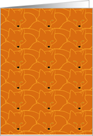 Sleeping Foxes Blank Note card