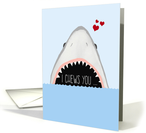 Funny Shark Romantic card (1677532)