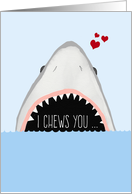 Funny Shark Friendship card