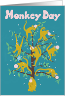Spider Monkeys Monkey Day card